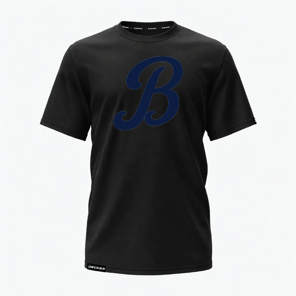 [FTSCCFBK-YXS-LOGO1] NEW Decker Comfort T-Shirt (Black, Youth XS, Logo 1)